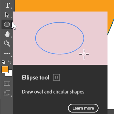 Photoshop's Ellipse Tool