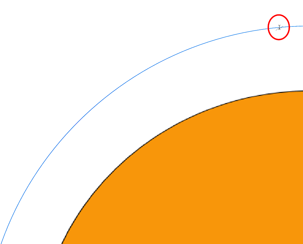 Selecting the puter circular path