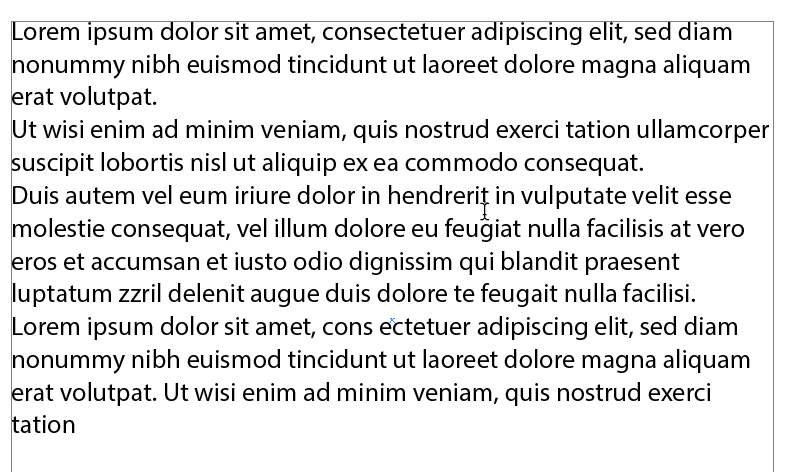 Text that has been separated into multiple paragraphs