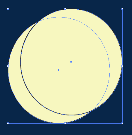 Two overlapping circles