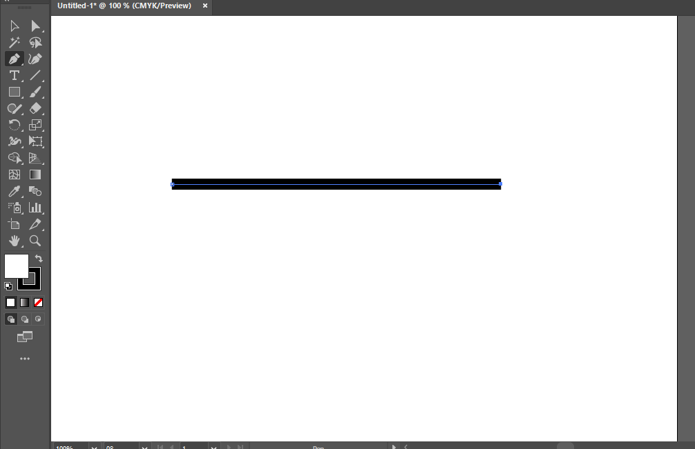 A straight line