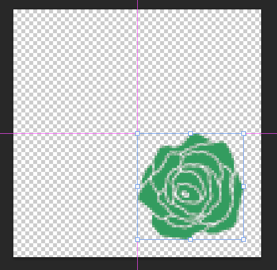 Adding a flower shape to the document