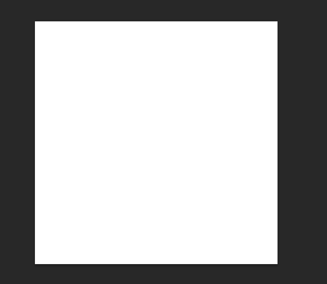 The new white canvas