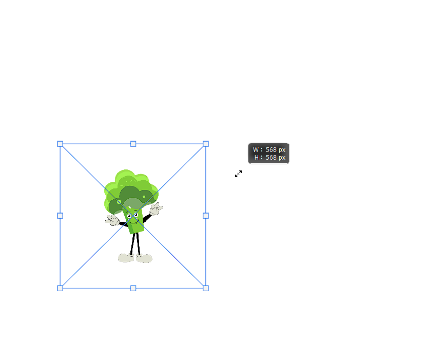Small version of the broccoli vector