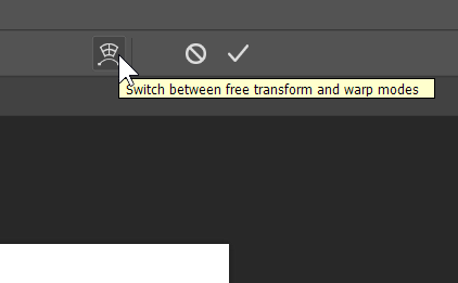 Turning on the warp mode