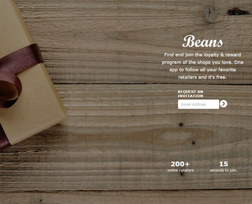 beans loyalty card service shopping