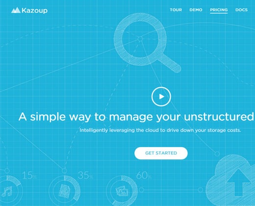 cloud data management storage kazoup