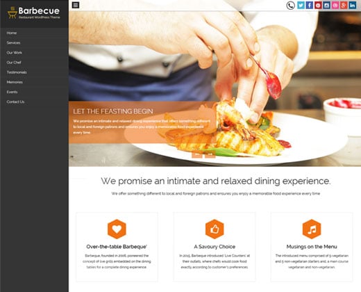 barbecue WordPress Theme