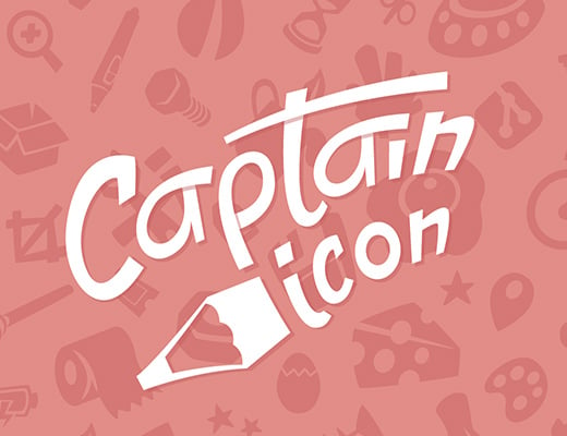 captain icon fonts webfont homepage design